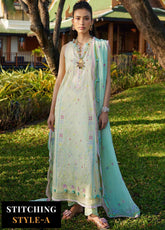Suay By Farah Talib Aziz Luxury Lawn 3 Piece Unstitched Suit FTA24LL-12